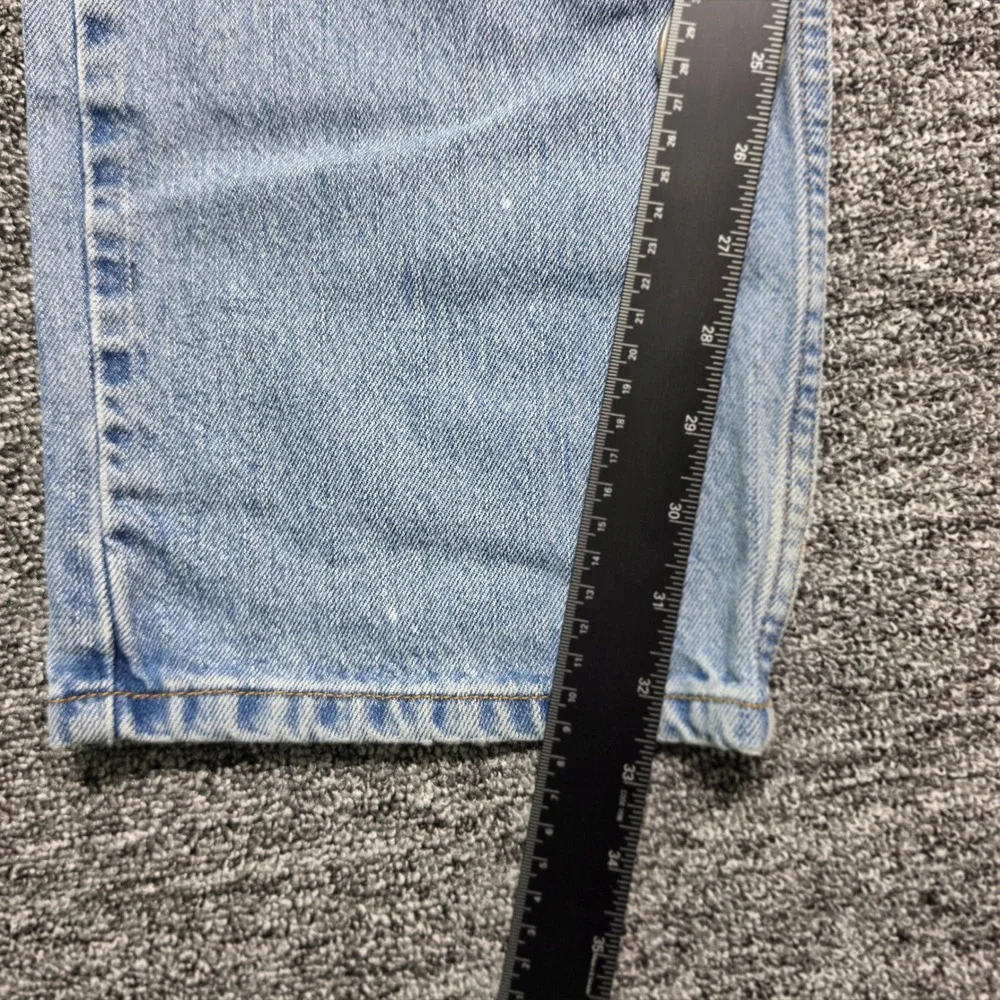 90s Vintage Distressed Straight Leg Jeans Mens 36x34 Blue Levis 505 Light Wash